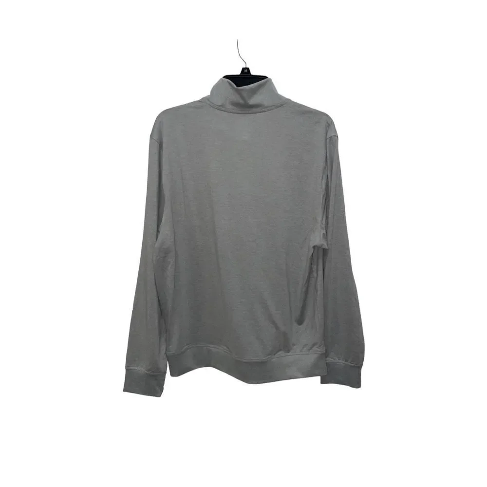 Van Heusen Performance Regular Fit Men’s Quarter Zip, Gray Size Medium NWT